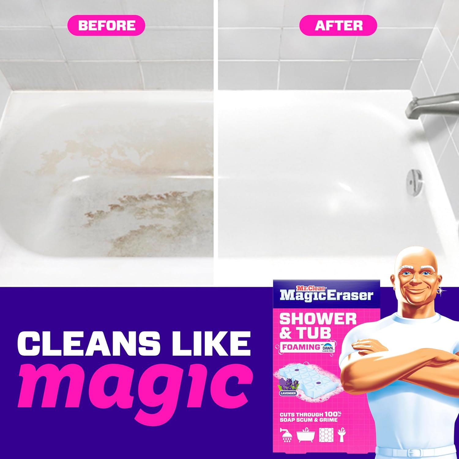 Mr._Clean_Magic_Eraser_Sponge,_Bathroom,_Shower,_Tub_Cleaner,_Soap_Scum_Remover,_Bathroom_Cleaning_Supplies,_Dawn_Cleaning_Power_with_Lavender_Scent,_Shower_&_Tub,_8ct