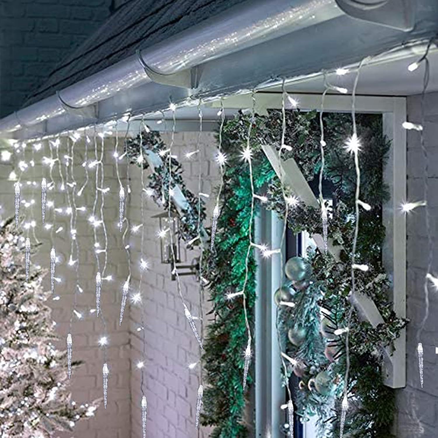 Icicle_Christmas_Lights,_29.5ft_360_LED_Connectable_Icicle_String_Lights_with_60_Drops,_Window_Curtain_Fairy_Light_with_8_Modes,_Christmas_Fairy_Twinkle_Light_for_Garden_Eaves_Xmas_Decorations_(White)