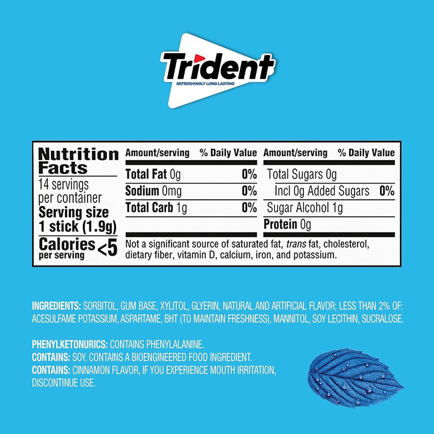 Trident_Original_Flavor_Sugar-Free_Chewing_Gum,_3_Packs_of_14_Pieces_(42_Total_Pieces)