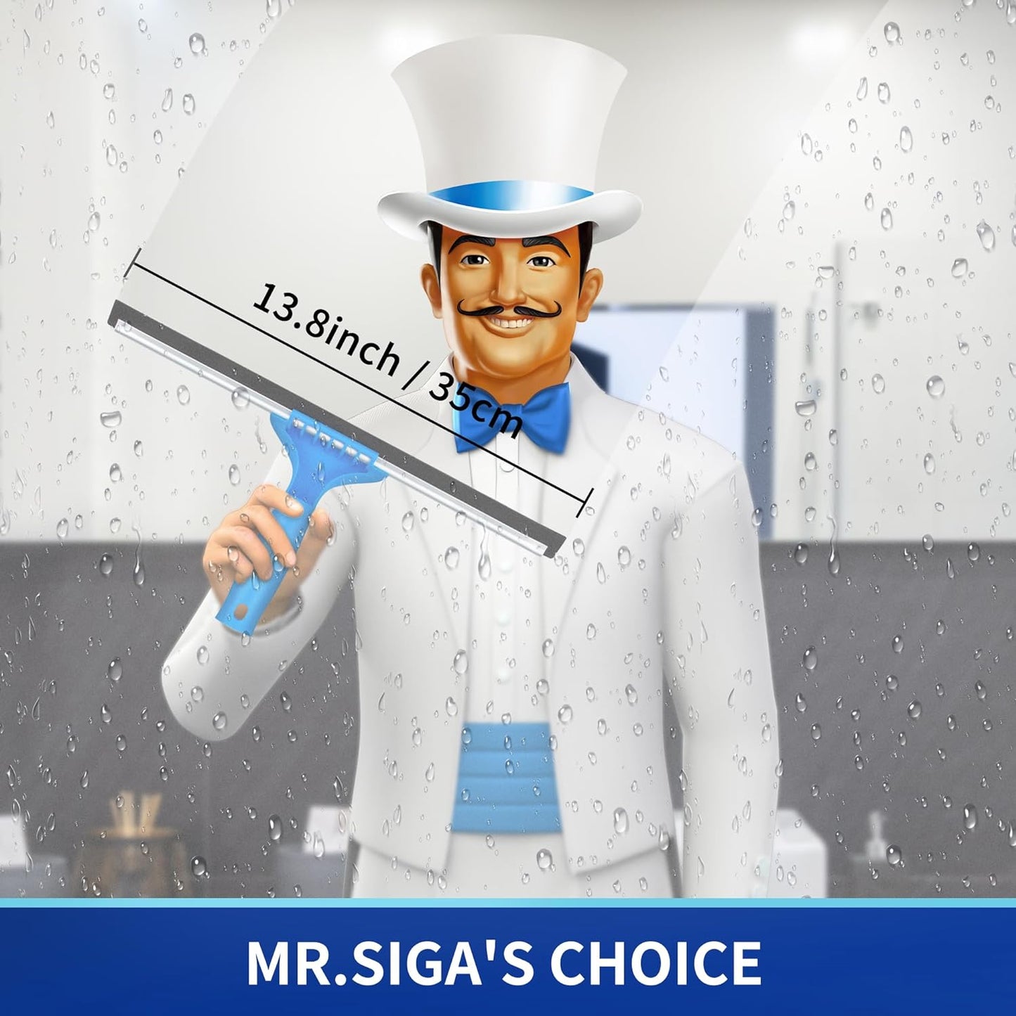 MR.SIGA_Professional_Window_Cleaning_Combo_-_Squeegee_&_Microfiber_Window_Scrubber,_14"