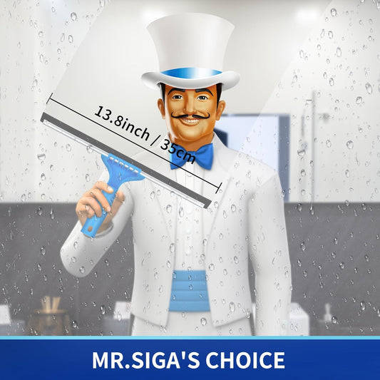 MR.SIGA_Professional_Window_Cleaning_Combo_-_Squeegee_&_Microfiber_Window_Scrubber,_14"