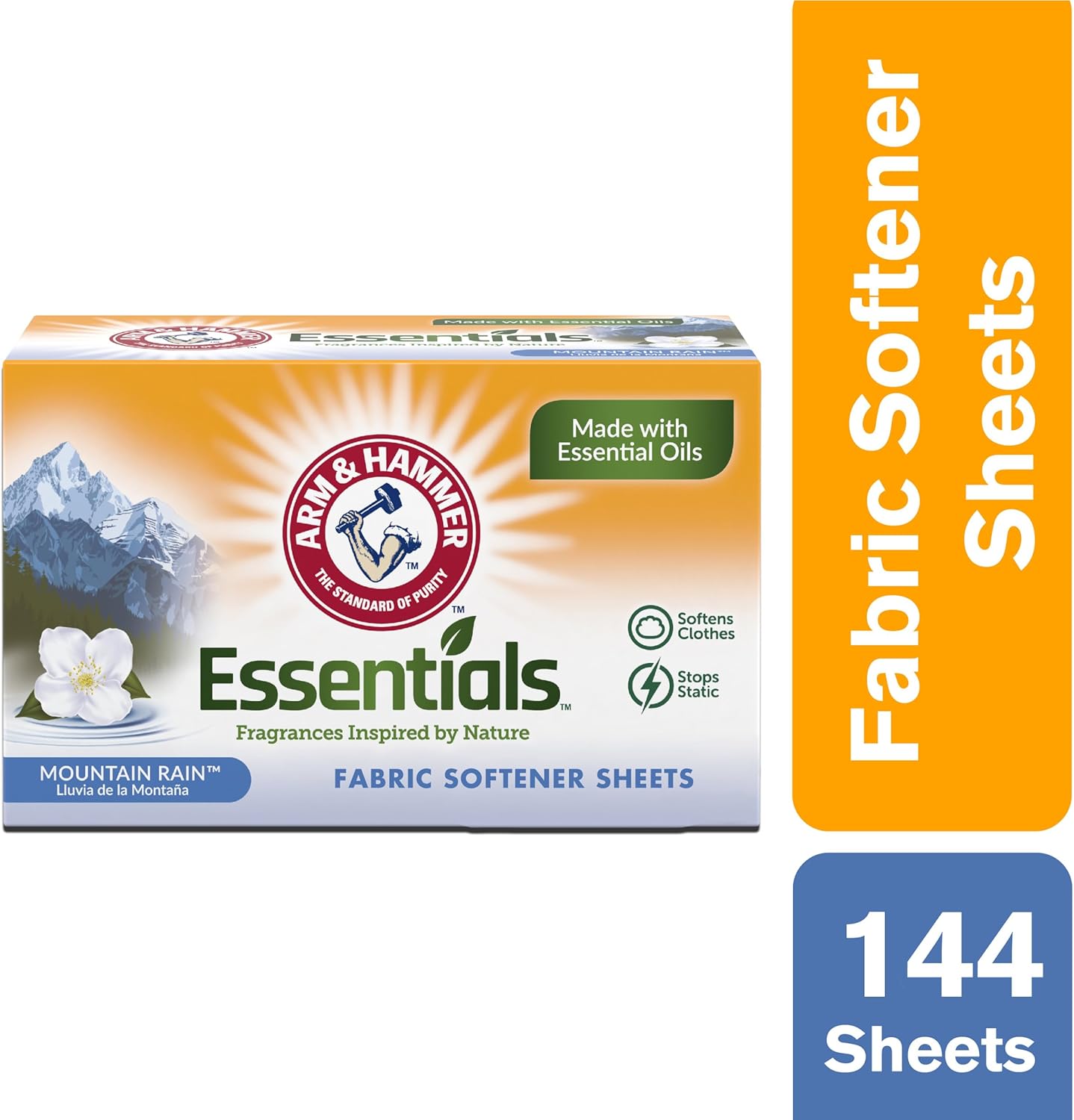 ARM_&_HAMMER_Fabric_Softener_Sheets,_Mountain_Rain_144ct