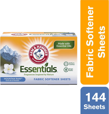 ARM_&_HAMMER_Fabric_Softener_Sheets,_Mountain_Rain_144ct