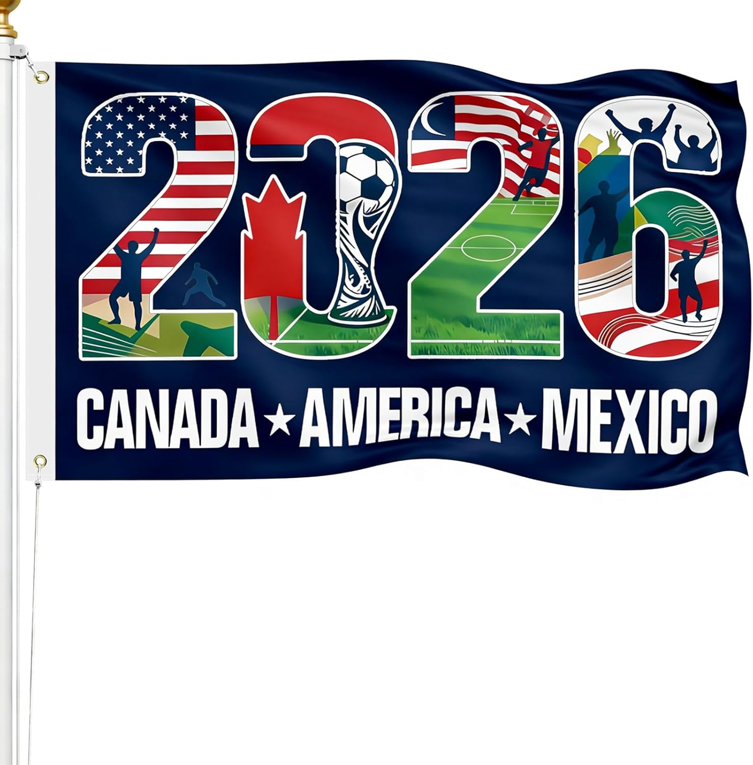 World_Soccer_Flag_2026_American_Canada_Mexico_Football_Supporters_Banner,_5×3FT_World_Football_Flags_2026_for_Outdoor_Terrace_Decoration_and_Fan_Gathering_Events,_Great_Soccer_Fans_Gifts