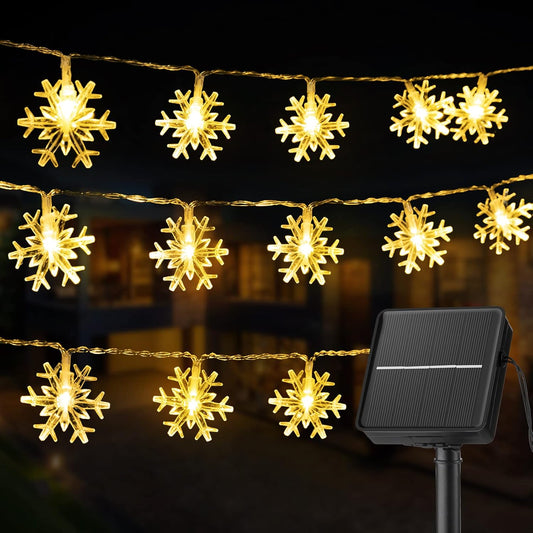 Brightown_Solar_Christmas_Snowflake_String_Lights_100_LED_39_FT_Outdoor_Waterproof_Fairy_Lights_with_8_Lighting_Modes_for_Wedding,_Party,_Tree,_Room,_Garden,_Patio,_Yard,_Home,_Warm_White