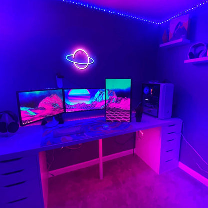 Lumoonosity_Planet_Neon_Sign_-_USB_Powered_Saturn_LED_Light_with_On/Off_Switch,_Planet_Led_Sign_for_Wall_Decor_-_Aesthetic_Hanging_Saturn_Neon_Light_for_Bedroom,_Gaming_Room