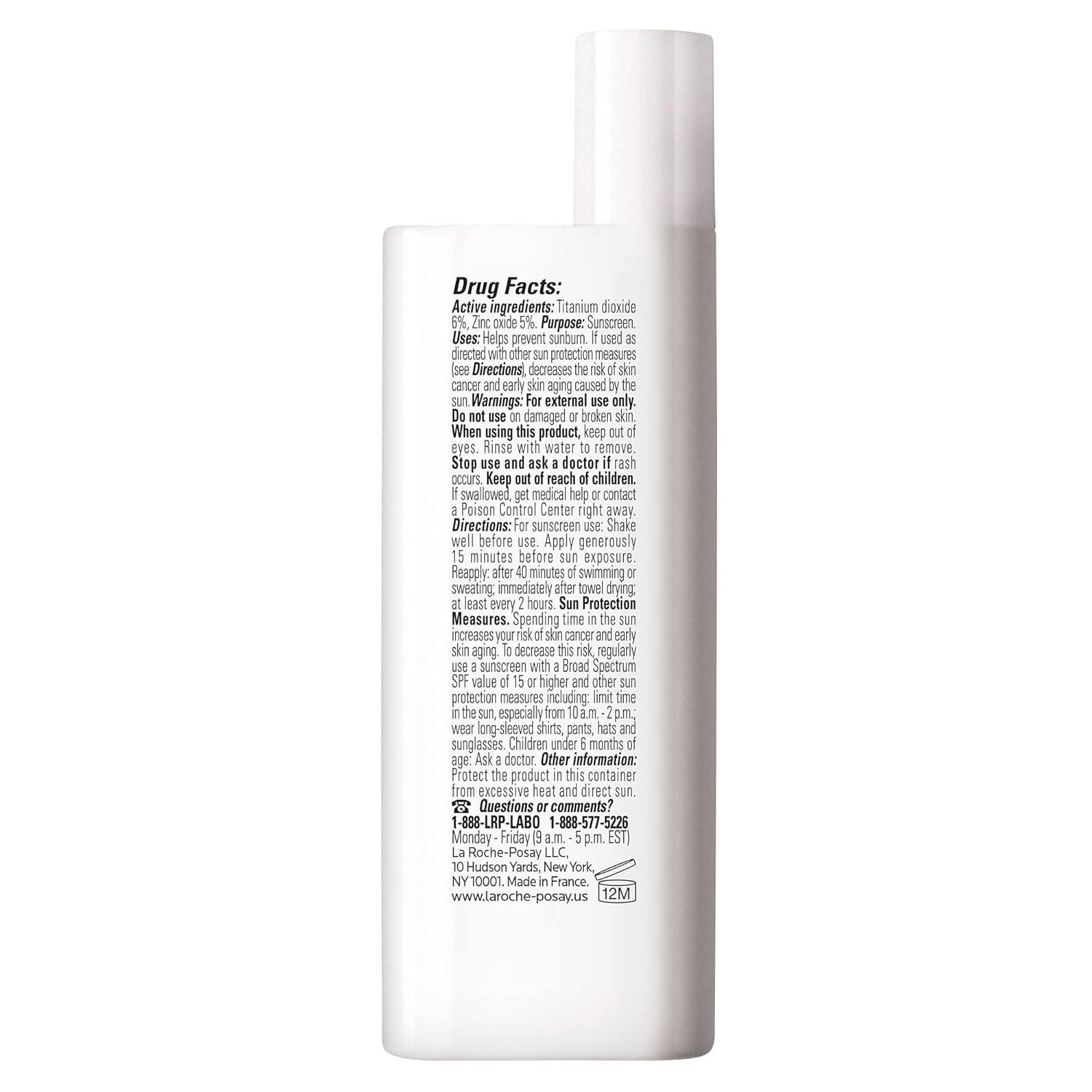 La_Roche-Posay_Anthelios_Sunscreen_SPF_40,_Ultra-Light_Fluid_Broad_Spectrum_SPF_40,_Face_Sunscreen_with_Titanium_Dioxide_Mineral,_Lightweight_&_Fast-Absorbing,_Oil-Free,_Matte_Finish