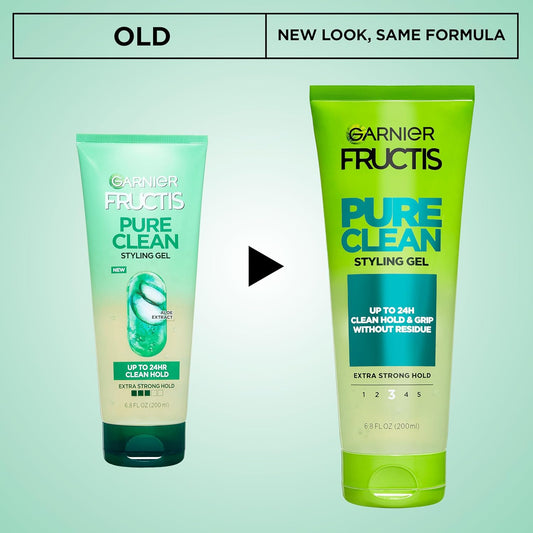 Garnier_Fructis_Pure_Clean_Styling_Hair_Gel,_Extra_Strong_Hold_for_Up_to_24HRs,_Non-Flaking,_Non-Sticky_Formula_with_Aloe_Extract,_Made_for_All_Hair_Types,_6.8_fl_oz_(Packaging_May_Vary)