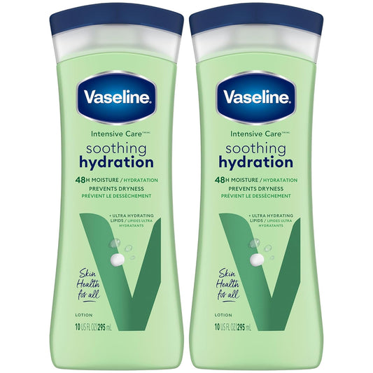 Vaseline_Soothing_Hydration_2-Pack_–_Intensive_Care_Moisturizing_Hand_and_Body_Lotion_with_Aloe,_Ultra-Hydrating_Lipids,_48_Hours_of_Moisture,_10_Oz_Ea