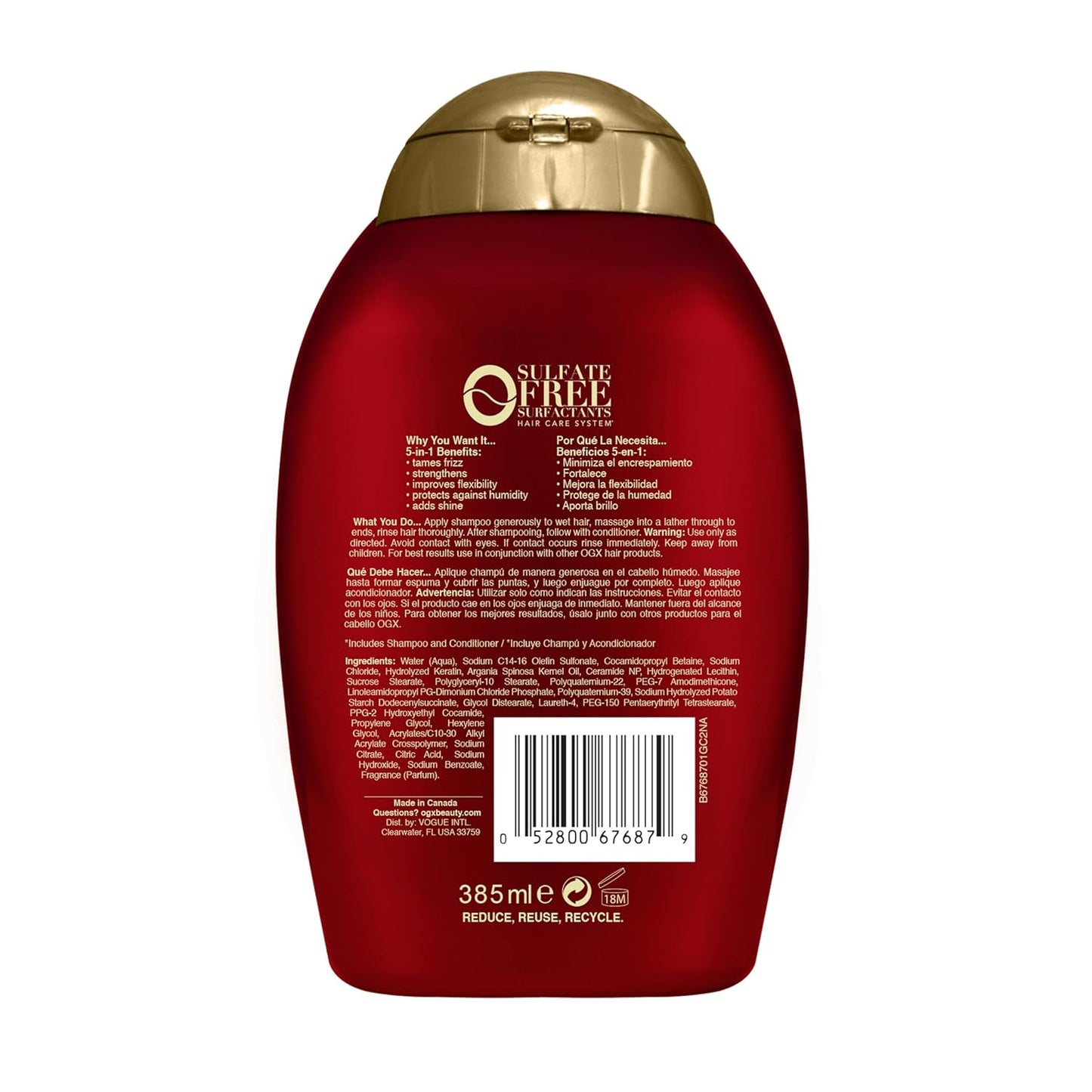 OGX_Frizz-Free_+_Keratin_Smoothing_Oil_Shampoo,_5_in_1,_for_Frizzy_Hair,_Shiny_Hair,_13_Fl_Oz