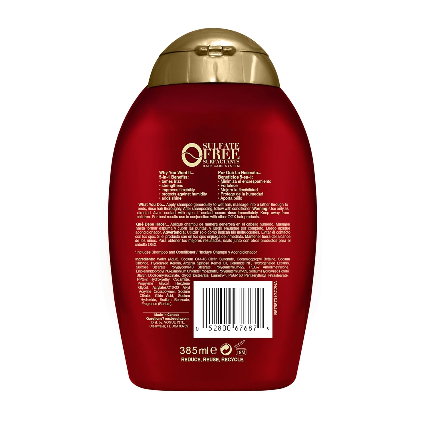 OGX_Frizz-Free_+_Keratin_Smoothing_Oil_Shampoo,_5_in_1,_for_Frizzy_Hair,_Shiny_Hair,_13_Fl_Oz