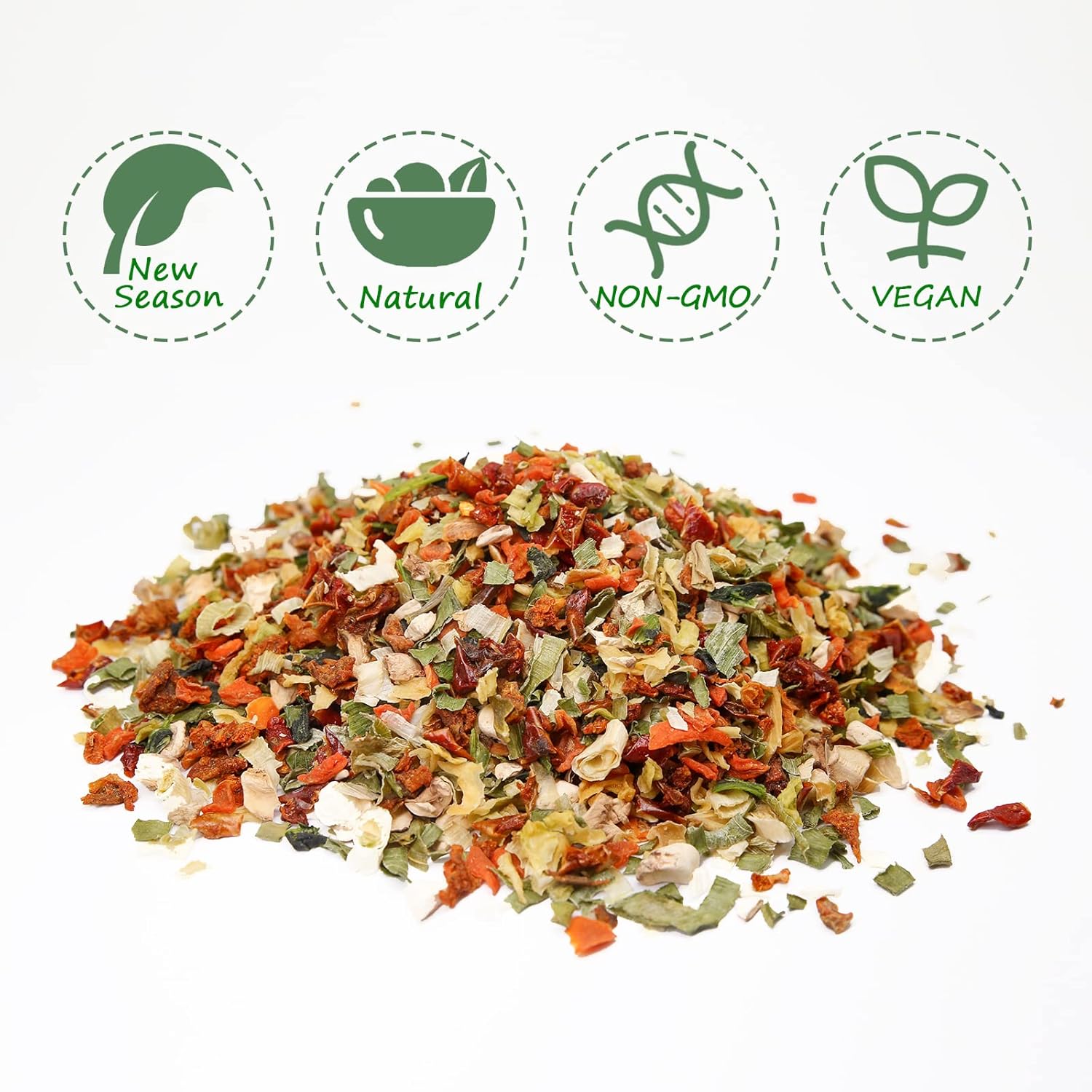 YUHO_Ramen_Toppings_Dehydrated_Dried_Kimchi_Vegetable_Flakes_All_Natural_Gluten_Free_&_Allergen_Free_6_OZ
