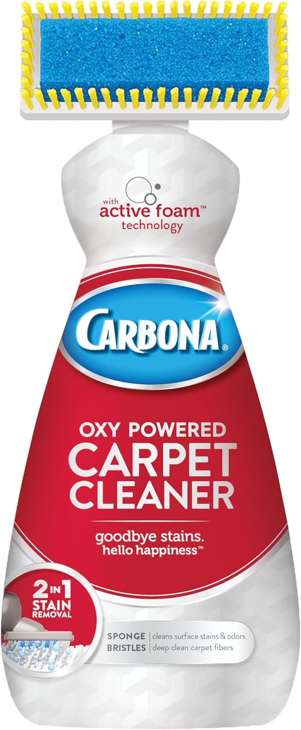 Carbona_2-in-1_Oxy-Powered_Carpet_Cleaner_(13.5_Fl_Oz),_Spot_Cleaner_with_Dual_Sponge_&_Bristle_Applicator_for_Targeted_Cleaning,_Fast_Formula