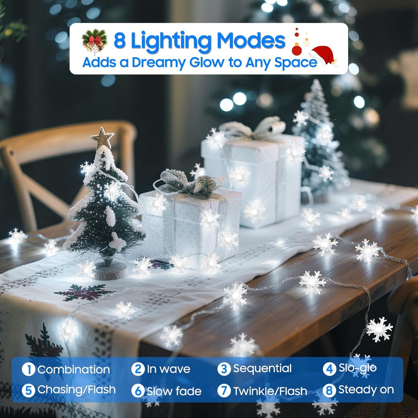 Lakumu_Christmas_Lights_Snowflake,_20FT_40_LED_String_Lights_Battery_Operated,_8_Modes_Timer_Rechargeable_Fairy_Lights_Indoor_for_Bedroom_Room_Party_Home_Xmas_Tree_Decor,_Cool_White