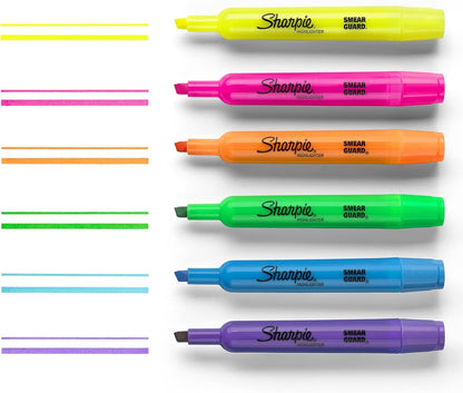 Sharpie_Accent_Tank-Style_Highlighters,_Assorted_Colors,_4_Count_-_Back_to_School,_Desk_Supplies