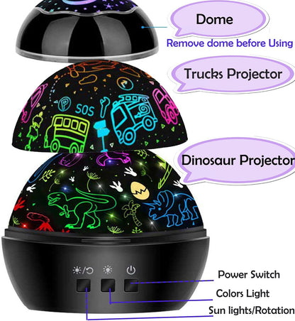 MINGKIDS_Night_Light_for_Kids,2_in_1_Rotating_Projector_Lamp_with_Dino&Vehicles_Theme,2_Ways_to_Charge,Baby_Night_Light_Ceiling_Projector_for_Bedroom_Kids_Room_Decor