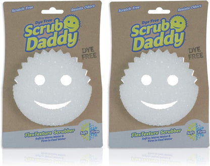 Scrub_Daddy_Sponge_-_Dye_Free_-_Scratch-Free_Scrubber_for_Dishes_and_Home,_Odor_Resistant,_Soft_in_Warm_Water,_Firm_in_Cold,_Deep_Cleaning,_Dishwasher_Safe,_Multi-use,_1ct_(2_Pack)