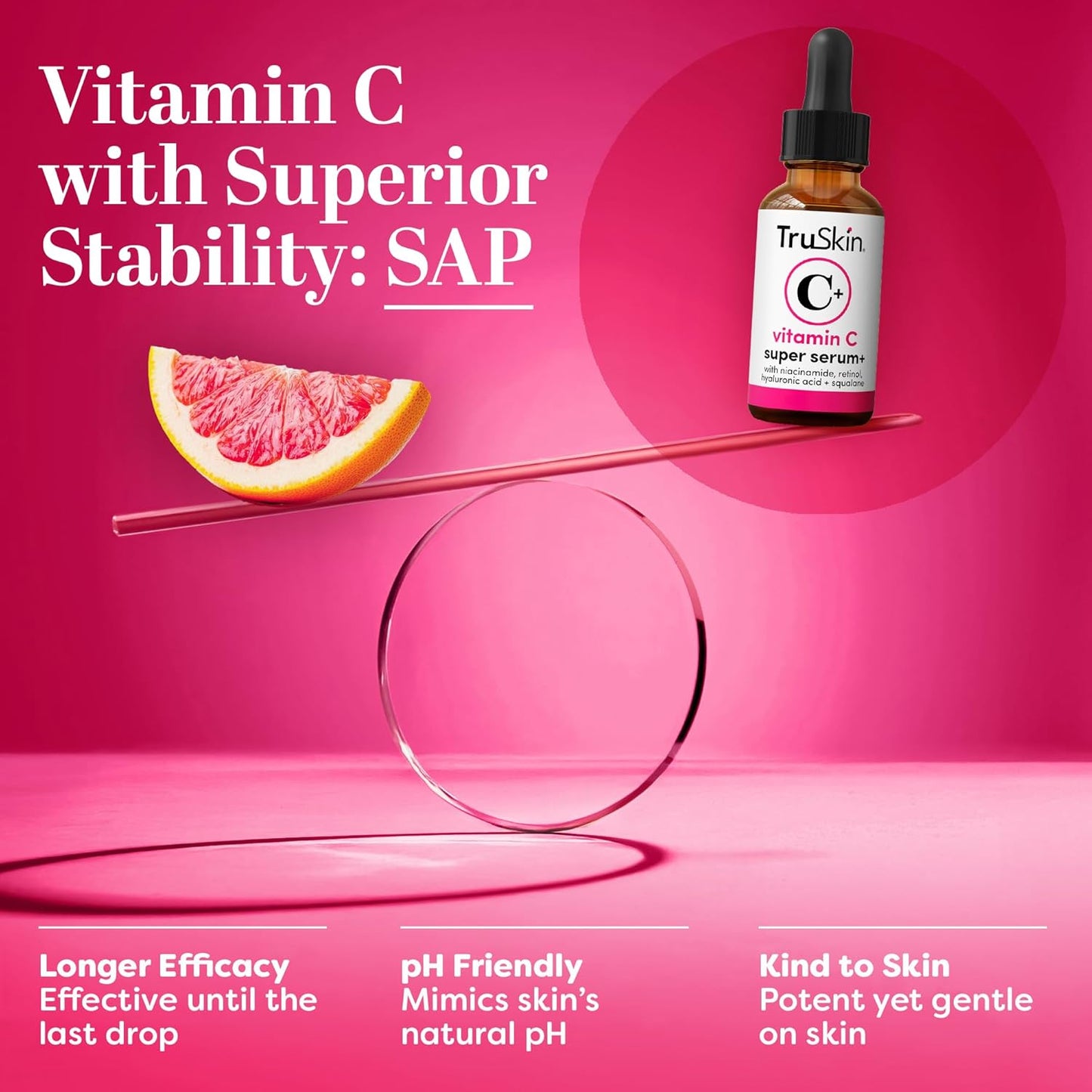 TruSkin_Vitamin_C_Super_Serum_for_Face_-_Five_Skin_Benefits_in_One_Serum_with_Vitamin_C,_Retinol,_Niacinamide,_Hyaluronic_Acid_&_Squalane_-_Brighten,_Firm_&_Smooth_the_Look_of_Skin,_2_Fl_Oz