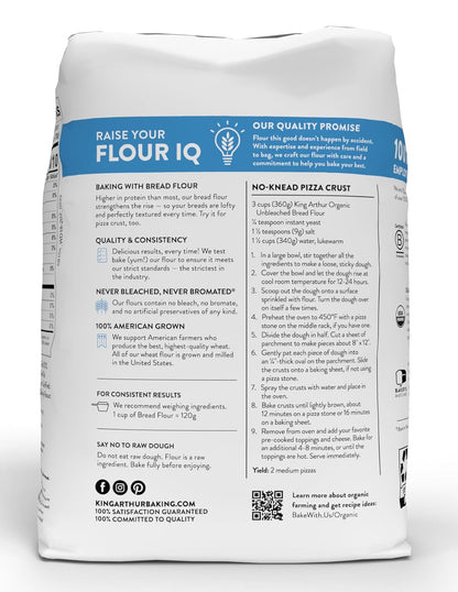 King_Arthur_Unbleached_Organic_Bread_Flour_-_High_Protein_12.7%_for_Lofty_Yeasted_Breads,_Non-GMO,_Kosher_Certified_-_Premium_Baking_Flour_for_Artisan_Loaves,_Pizza_Dough,_and_Sourdough_(5_lbs)