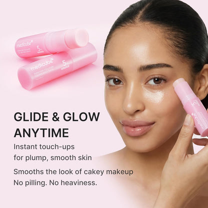 medicube_PDRN_Pink_Collagen_Volume_Multi_Balm_Stick_|_Volufiline,_PDRN,_NAD,_Collagen_|_Face_&_Body_Balm_for_Under-Eyes,_Neck,_Forehead,_Smile_Lines,_Lips_|_Plumping,_Radiance,_Line_Care_|_K-Beauty