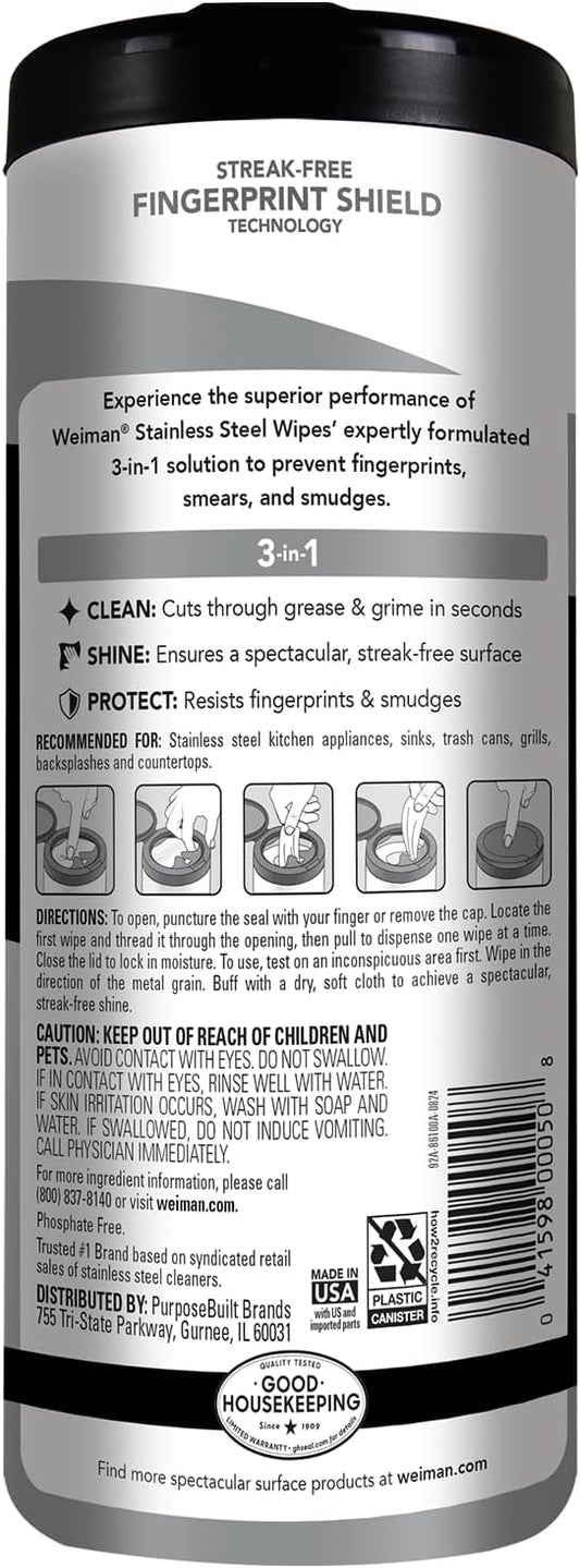Weiman_Stainless_Steel_Cleaner,_30_Count_Wipes,_Anti-Fingerprint,_Removes_Grease,_Water_Spots,_Streaks_&_Residue,_Polishing_Cleaner_Safe_for_Appliances,_Chrome,_Sinks_&_Grill_Exteriors