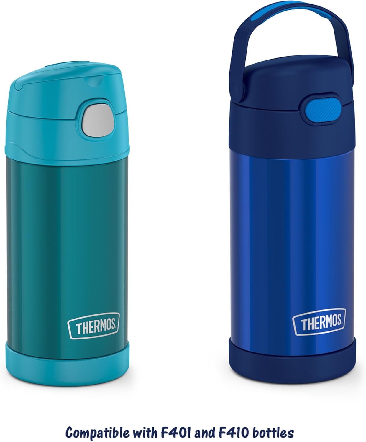 THERMOS_FUNtainer_12_Ounce_Insulated_Kids_Water_Bottle_Replacement_Straws,_4_Straws
