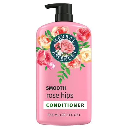 Herbal_Essences_Conditioner,_Rose_Hips-_Smooth_Collection,_Shiny_Hair_with_Vitamin_E_&_Jojoba,_Safe_for_Color_Treated_Hair,_Floral_Scent,_Cruelty-Free,_Dermatologist-Tested,_29.2_Fl_Oz
