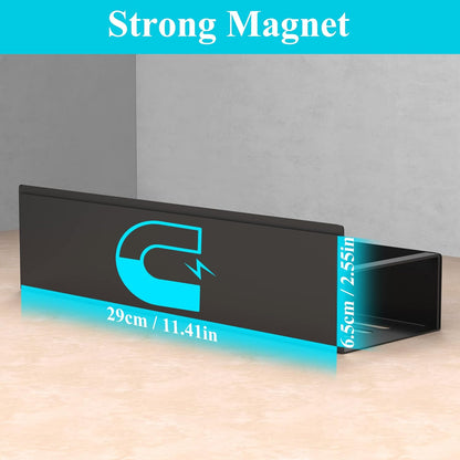 Metal_4_Pack_Magnetic_Spice_Storage_Rack_Organizer_for_Refrigerator_and_Oven,_Black_Fridge_Organizers_and_Storage