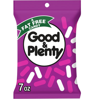 GOOD_&_PLENTY_Licorice_Fat_Free,_Candy_Bag,_7_oz