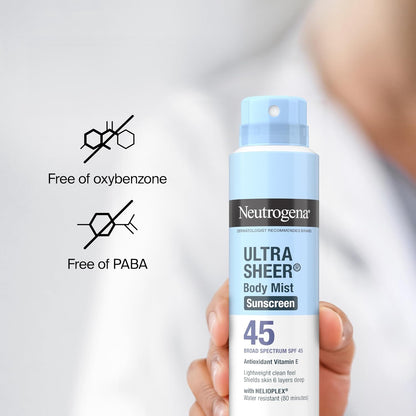 Neutrogena_Ultra_Sheer_Sunscreen_Spray_SPF_45_Body_Mist,_Lightweight_Non-Greasy_Broad_Spectrum_UVA/UVB_Protection,_Oil-Free_&_Non-Comedogenic_Water_Resistant_Spray_Sunscreen_(80_min),_Pack_of_3,_5_oz
