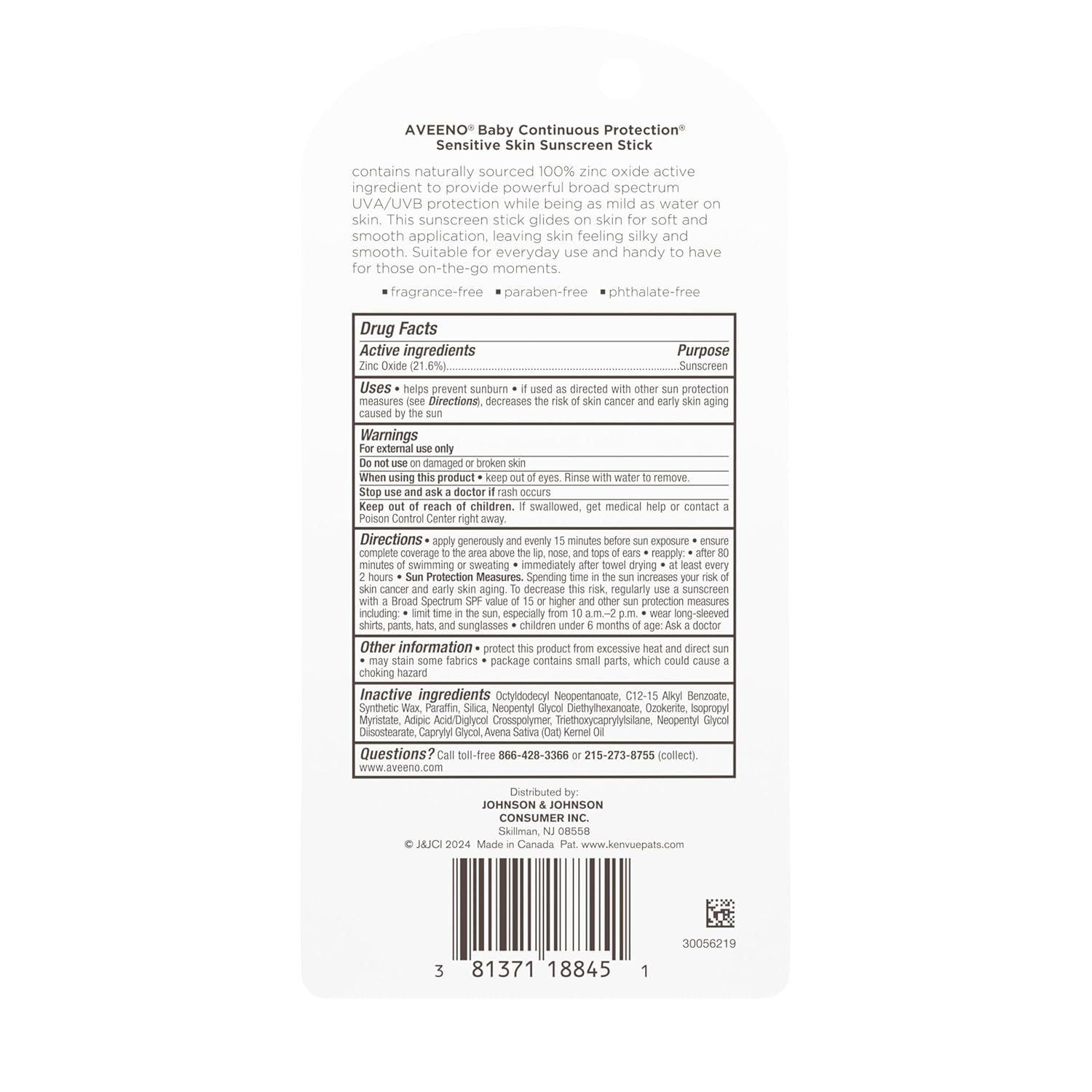 Aveeno_Baby_Continuous_Protection_Mineral_Sunscreen_Stick_for_Sensitive_Skin_with_Broad_Spectrum_SPF_50_Protection_for_Face_&_Body,_Naturally_Sourced_100%_Zinc_Oxide,_Travel_Size,_0.47_oz