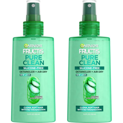 Garnier_Fructis_Pure_Clean_Detangler_+_Air_Dry_Spray,_5.0_Fl_Oz,_2_Count_(Packaging_May_Vary)