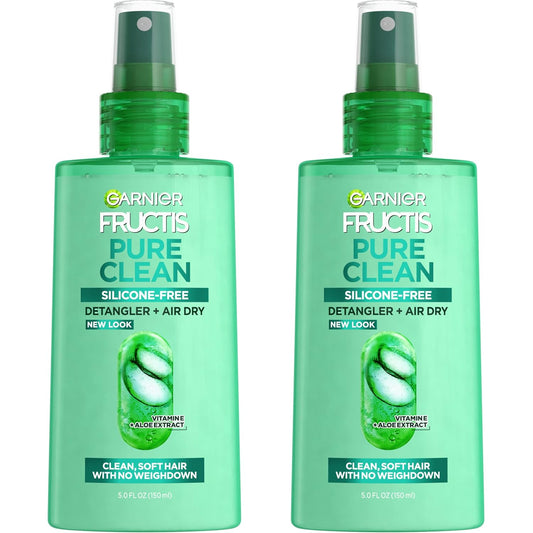 Garnier_Fructis_Pure_Clean_Detangler_+_Air_Dry_Spray,_5.0_Fl_Oz,_2_Count_(Packaging_May_Vary)