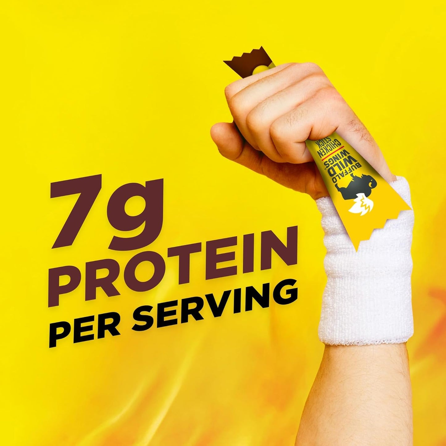 Slim_Jim_Chicken_Sticks,_Buffalo_Wild_Wings_Honey_BBQ_Seasoned,_7g_Protein_per_Serving,_Snack_Size,_Father's_Day_Snack_Gift_for_Dad,_0.28_oz._(14_Count)