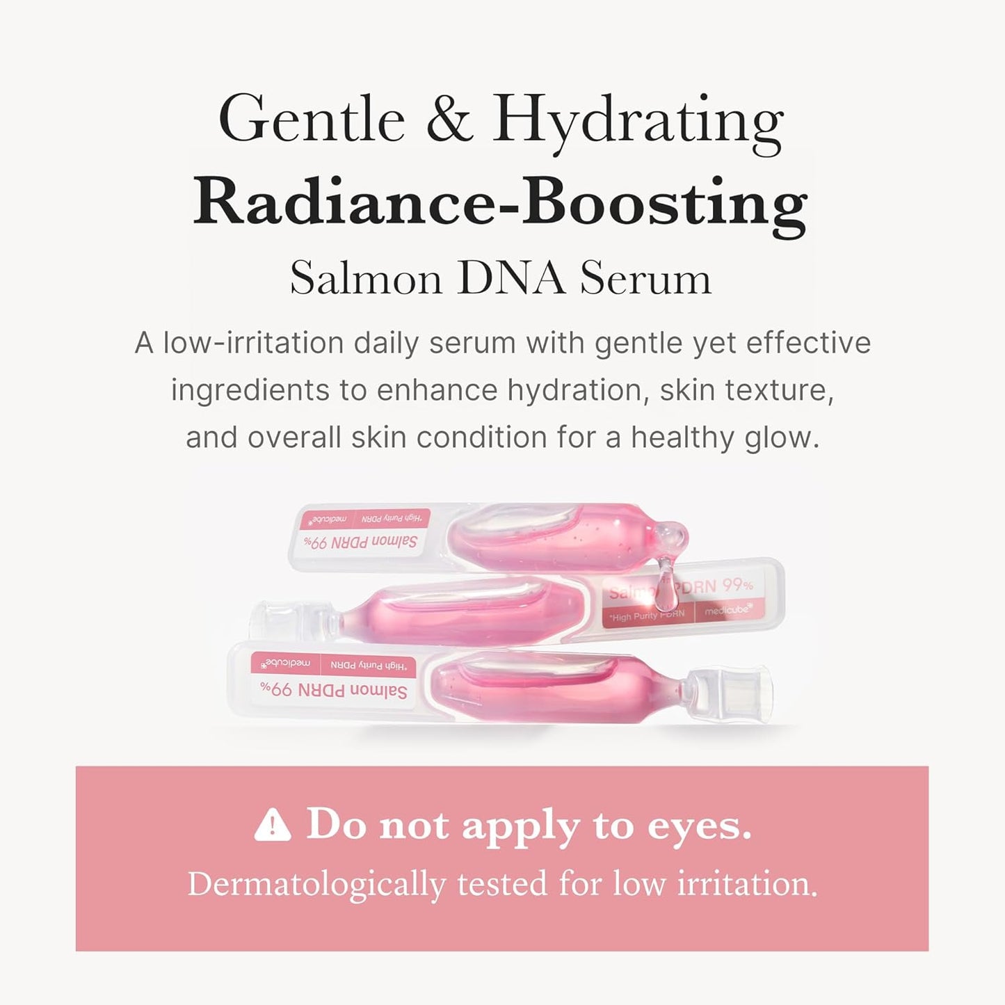 medicube_Salmon_DNA_PDRN_Pink_One_Day_Serum_|_99%_Salmon_DNA_PDRN_Intensive_Ampoule,_Collagen,_Glutathione,_Hyaluronic_Acid_-_Improves_skin_radiance_|_Korean_skincare_0.05_fl.oz_x_10e
