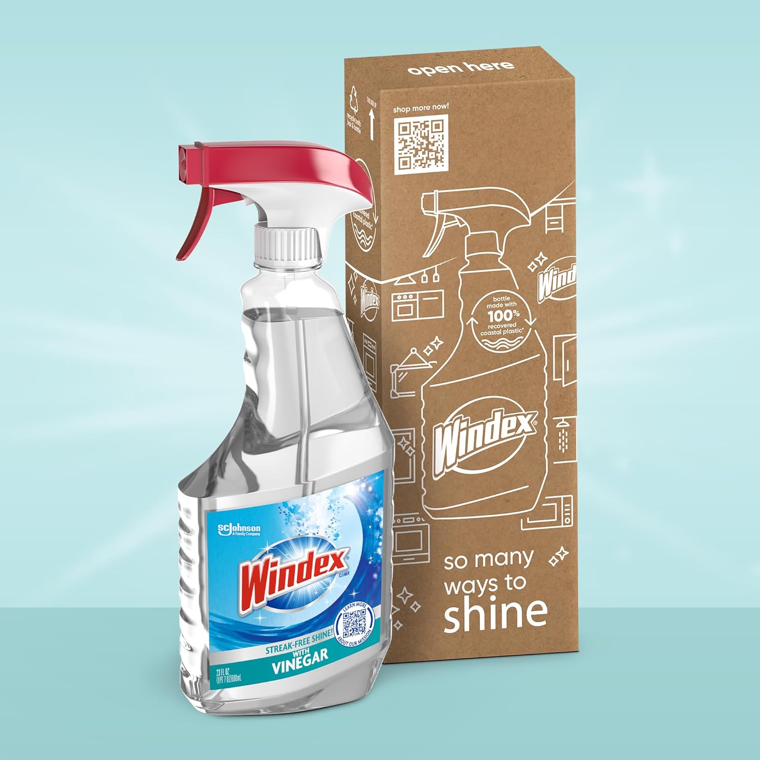 Windex_Vinegar_Glass_and_Surface_Cleaner_Spray_Bottle,_Packaging_Designed_to_Prevent_Leakage_and_Breaking,_Surface_Cleaning_Spray,_23_Fl_Oz