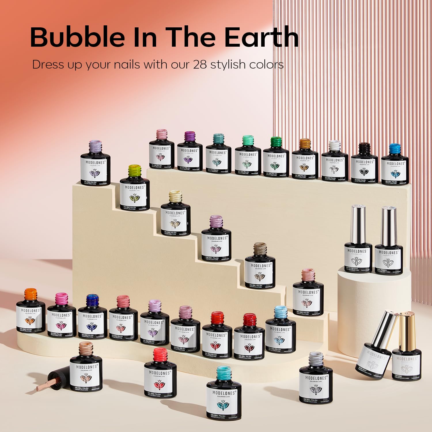modelones_32_PCS_Gel_Nail_Polish_Set,_28_Colors_Gel_Polish_with_No_Wipe_Base_Coat,_Glitter_&_Glossy_&_Matte_Top_Coat_Black_Brown_Red_Purple_Soak_Off_LED_Nail_Art_Kit_Salon_at_Home