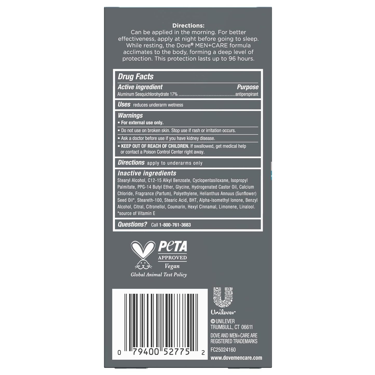 DOVE_MEN_+_CARE_Invisible_Solid_Stick_Clean_Comfort_Maximum_Protection_Deodorant_For_Men_96-Hour_Comfort_2.6_oz