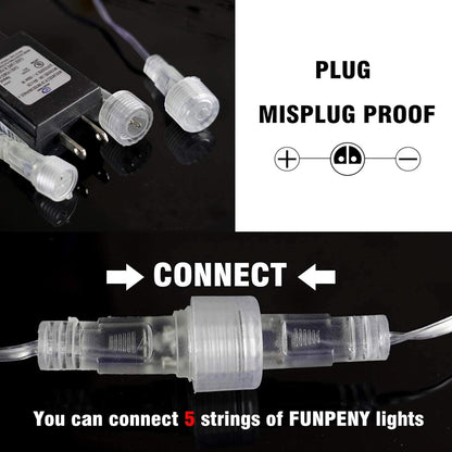 FUNPENY_Meteor_Shower_Rain_Lights,_288/864_LED_Christmas_Lights_Icicle_Snow_Falling_Halloween_Light_Outdoor_Raindrop_Light,_30cm_8_Tubes_Xmas_Tree_Holiday_Christmas_Halloween_Decoration,_Blue
