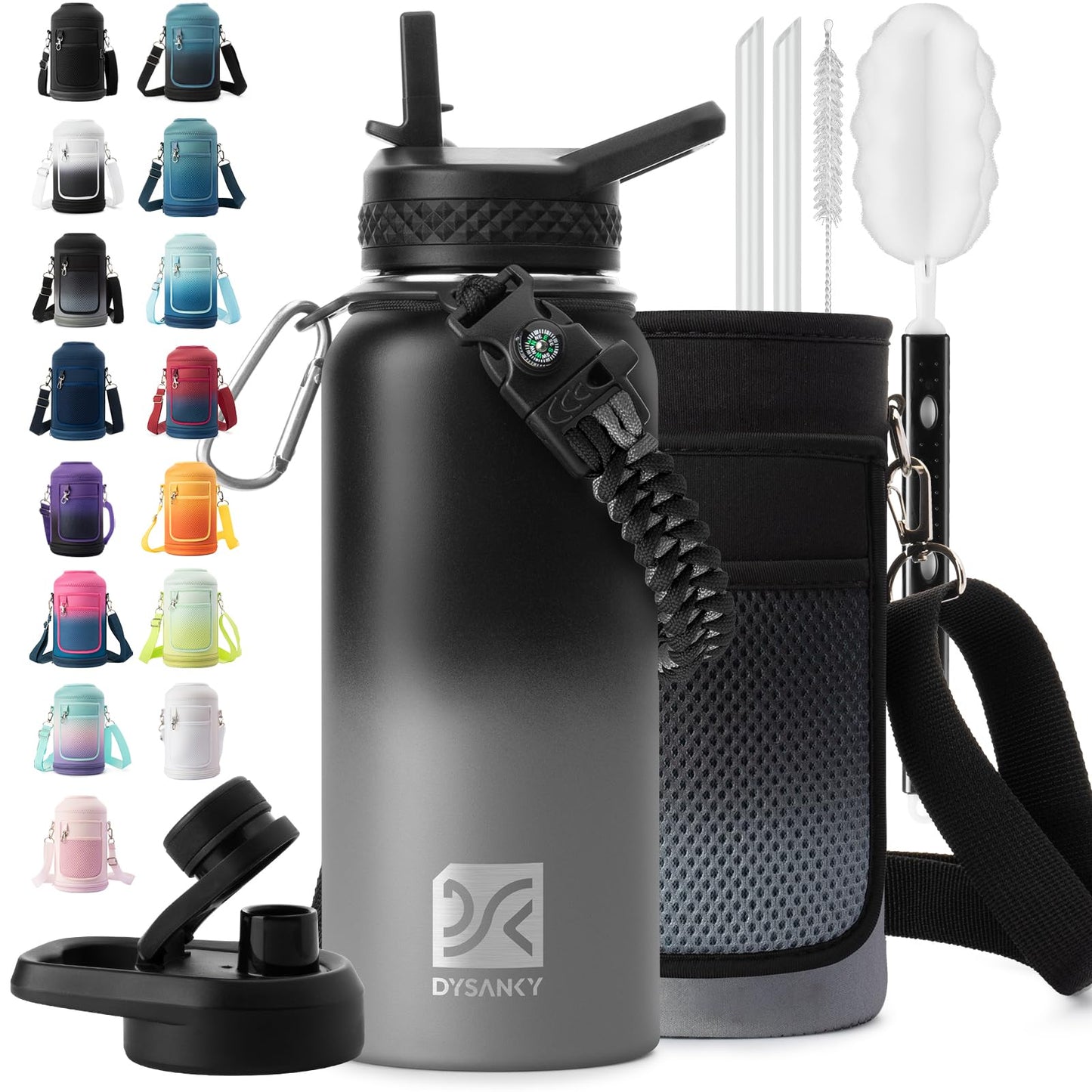 Black/Gray - 32 Ounces
