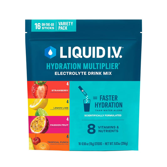 Liquid_I.V.®_Hydration_Multiplier_-_Variety_Pack_-_Lemon_Lime,_Passion_Fruit,_Strawberry,_Tropical_Punch_|_Electrolyte_Powder_Drink_Mix_|_1_Pack_(16_Servings)
