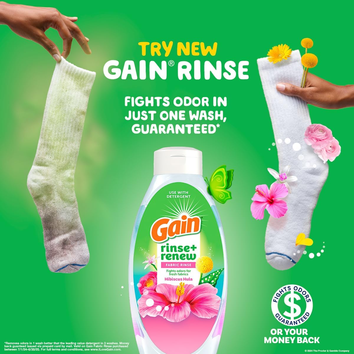 Gain_Hibiscus_Hula_Fabric_Rinse_&_Renew,_48_FL_OZ,_Laundry_Odor_Remover