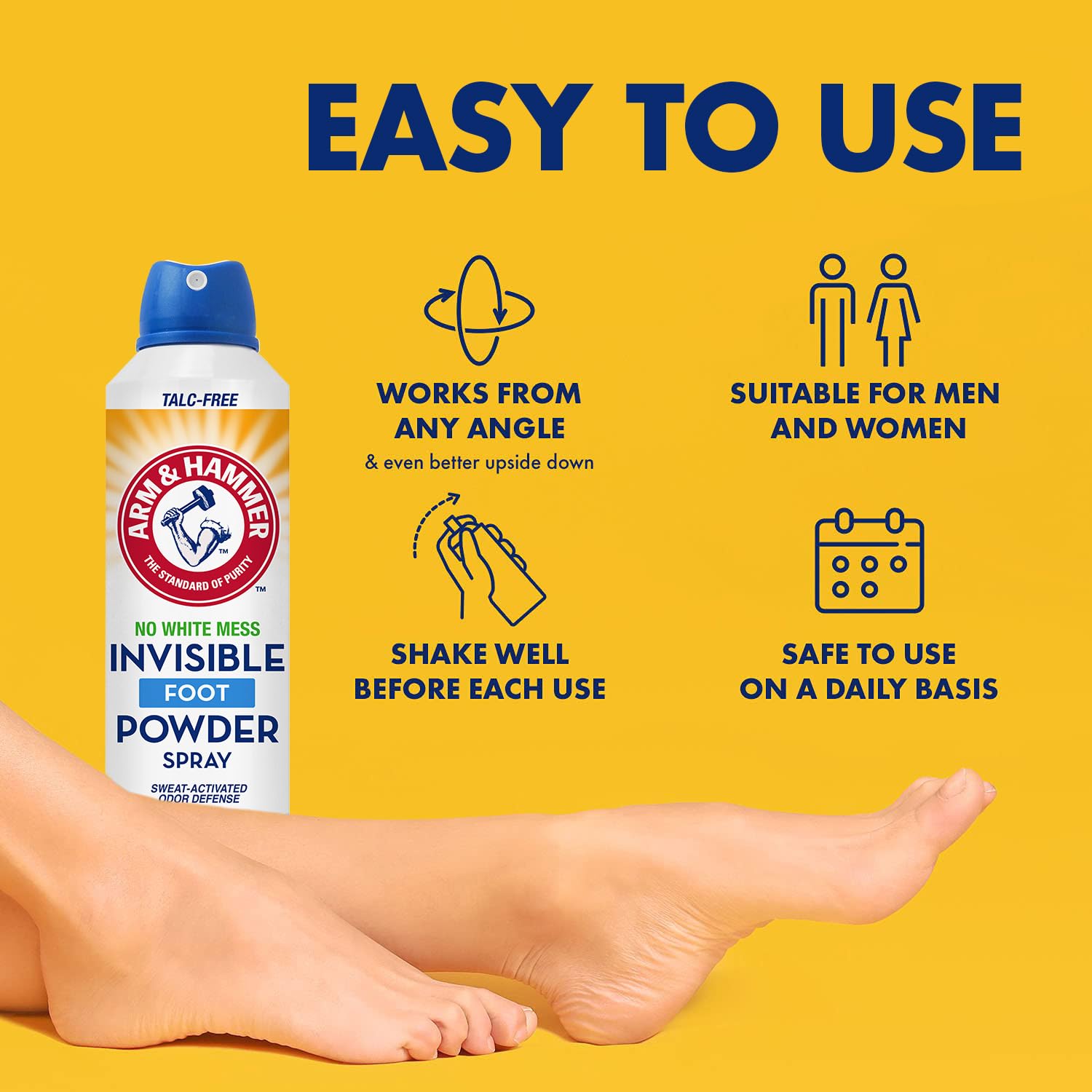 Arm_&_Hammer_Invisible_Foot_Powder_Spray,_Clear_Talc-Free_Sweat_Control,_Odor_Eliminating_Foot_Spray_For_Men_&_Women,_7_Oz_(3_Pack)