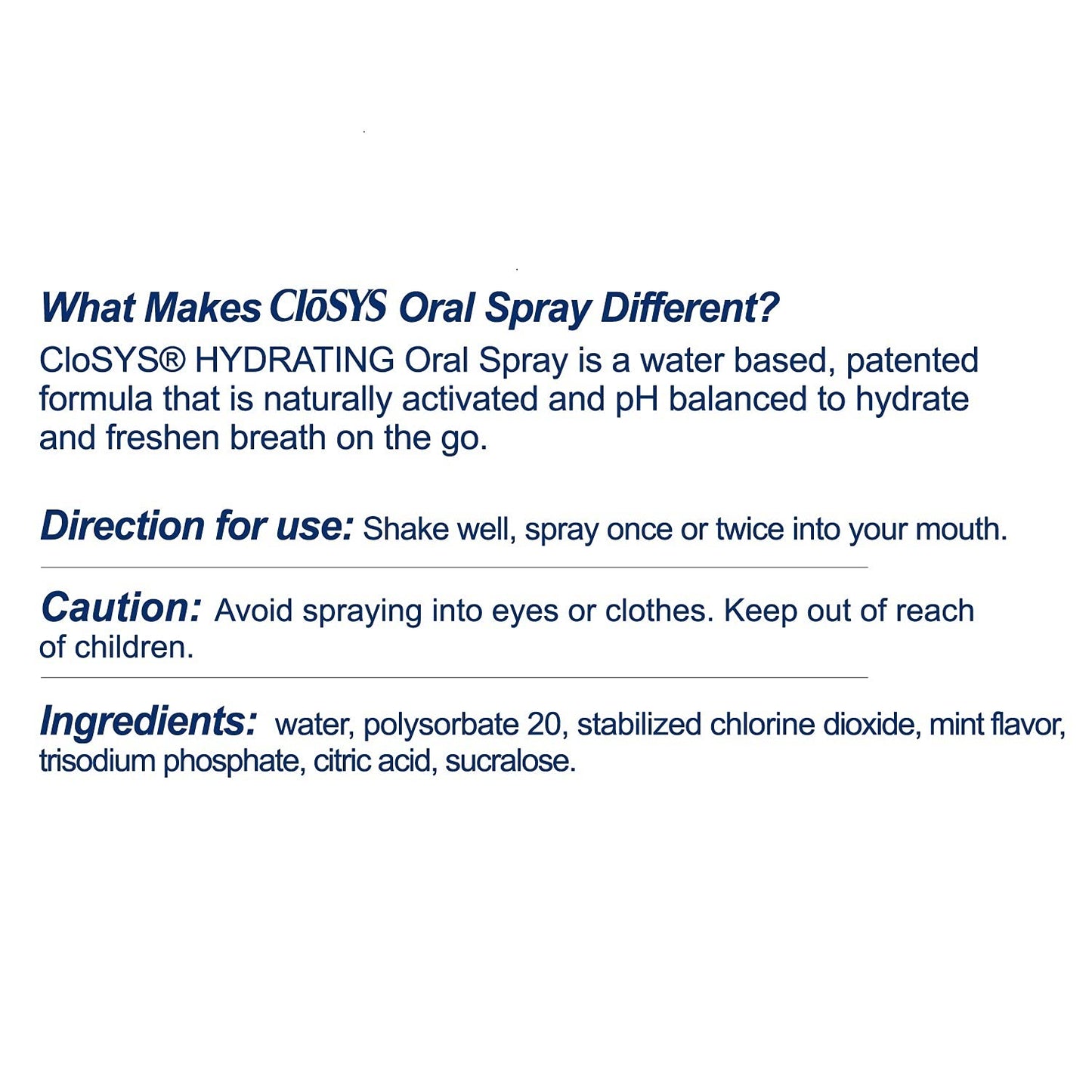 CloSYS_Oral_Breath_Spray,_0.31_Ounce_(3_Count),_Mint,_Sugar_Free,_pH_Balanced,_Fights_Bad_Breath