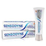 Sensodyne Extra Whitening Toothpaste for Sensitive Teeth, Cavity Prevention and Sensitive Teeth Whitening - 2.7 Ounces (Pack of 2)