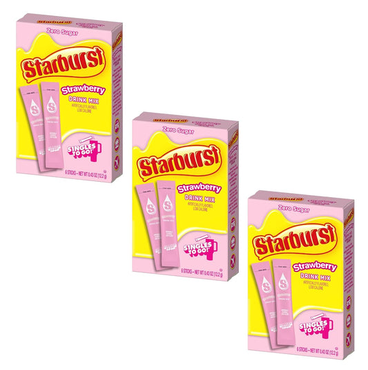 Starburst_Singles_To_Go_Powdered_Drink_Mix,_All_Pink_Strawberry,_3_Boxes_with_6_Packets_Each_-_18_Total_Servings,_Sugar-Free_Drink_Powder,_Just_Add_Water,_6_count_(Pack_of_3)