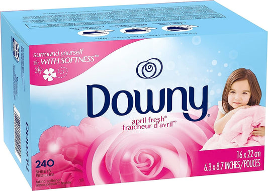 Downy_Fabric_Softener_Dryer_Sheets,_April_Fresh,_240_Count