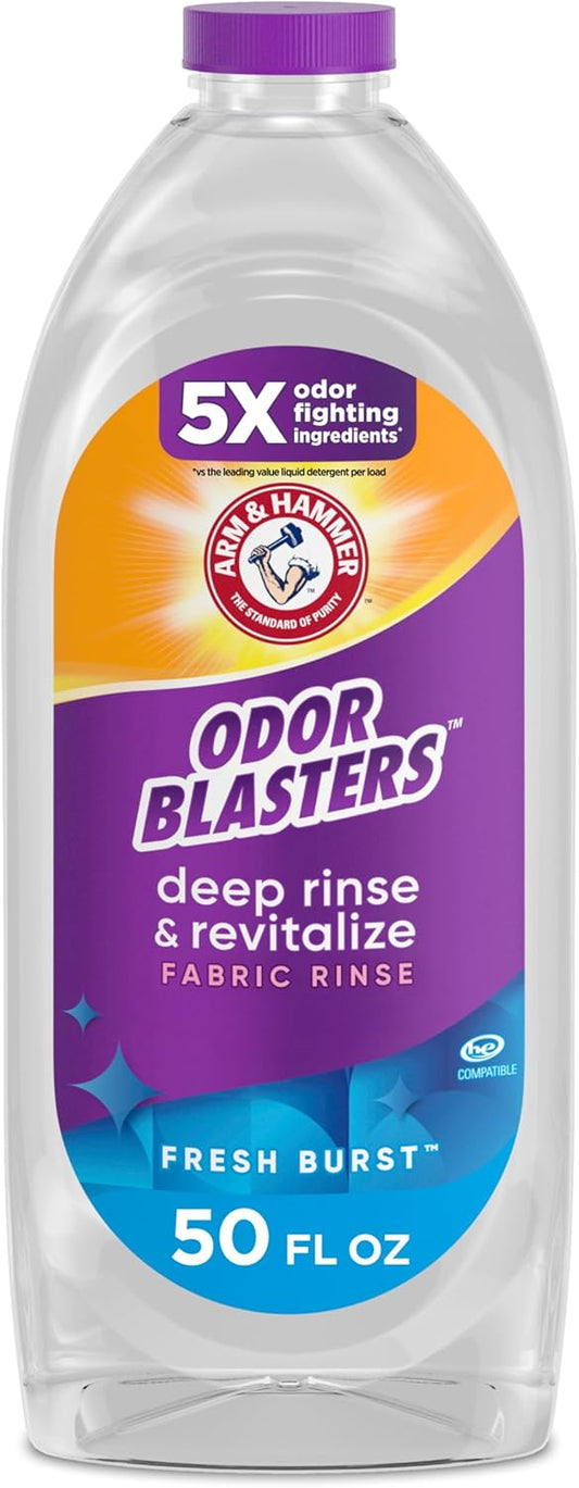 ARM_&_HAMMER_Odor_Blasters_Deep_Rinse_and_Revitalize_Fabric_Rinse,_Laundry_Additive,_Eliminates_Sweat_and_Musty_Odors,_Fresh_Burst_Scent,_50_fl_oz