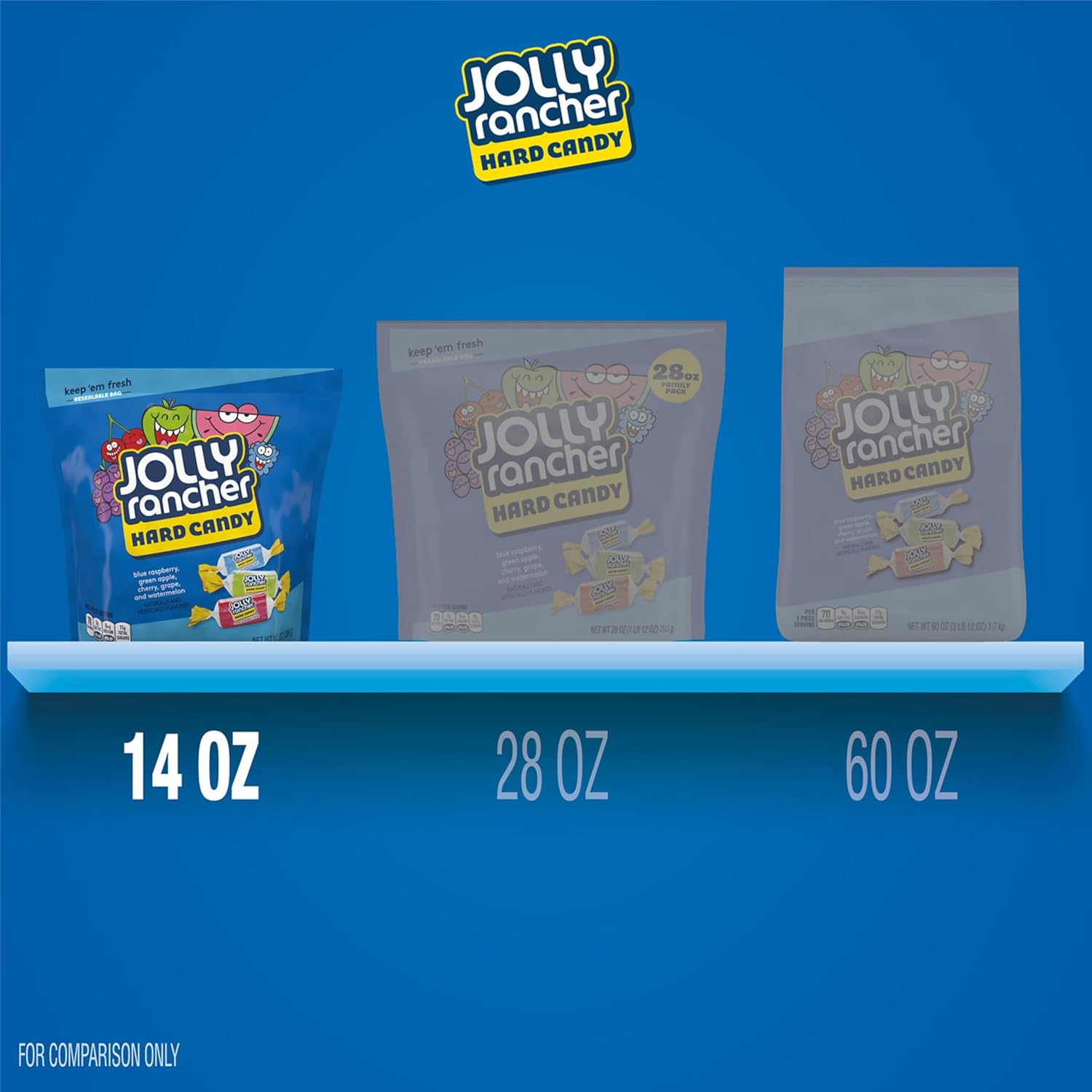 JOLLY_RANCHER_Assorted_Fruit_Flavored_Hard_Candy_Resealable_Bag,_14_oz
