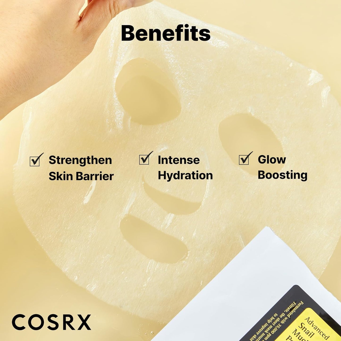 COSRX_Snail_Mucin_Sheet_Mask_10_EA_with_Snail_Mucin_Serum,_Self_Care,_Face_Masks_for_Dry,_Sensitive_Skin,_Not_Tested_on_Animals,_No_Parabens,_No_Sulfates,_Korean_Skin_Care